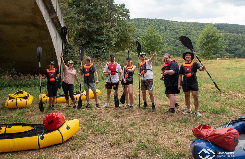 Packrafting Event mit Team INTENSE und LWA