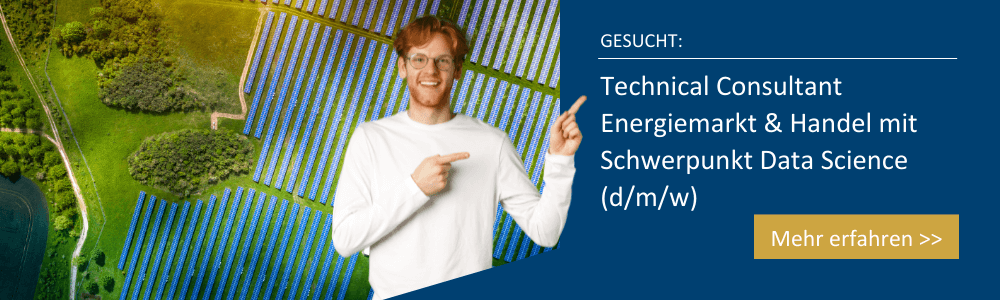 Stellenanzeige für Technical Consultant (d/m/w) Energiemarkt und Handel mit dem Schwerpunkt Data Science